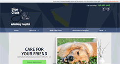 Desktop Screenshot of bluegrassvet.com